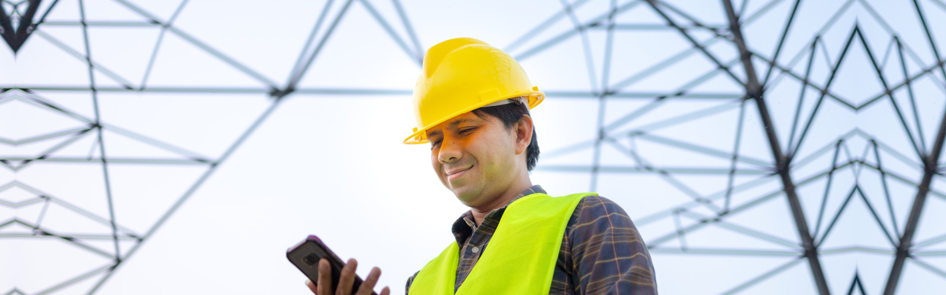 Man using phone